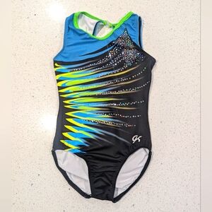BEAUTIFUL GK Elite Gymnastics Dance Leotard XS Adult Extra Small OLYMPIC REPLICA